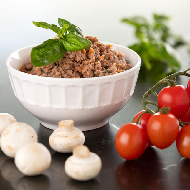 Beef Mince With Tomato & Basil (12x20g cubes)