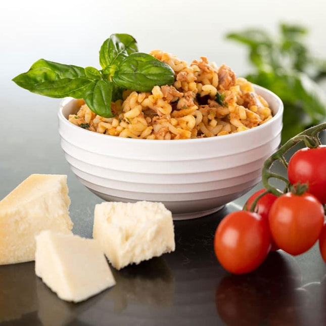 Tuna Pasta With Basil Tomato Sauce