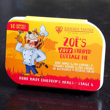Zoe's Zippy Striped Cottage Pie