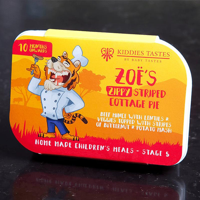 Zoe's Zippy Striped Cottage Pie